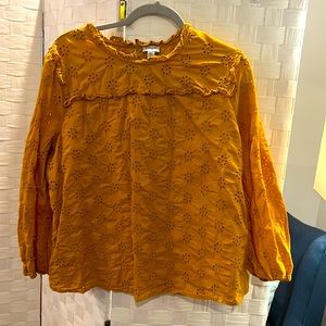 Cute Yellow J. Crew Top